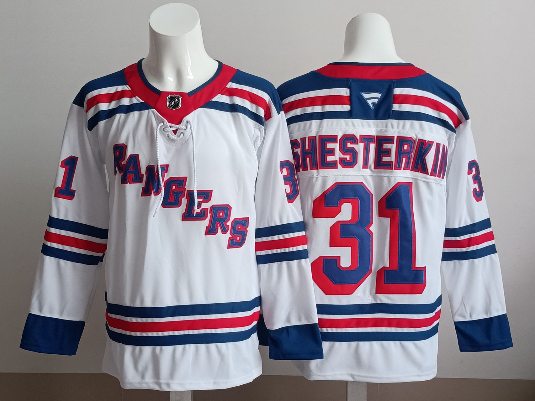 Men 2025 New York Rangers #31 Shesterkin White NHL Jersey style 01